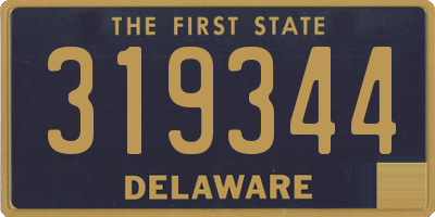 DE license plate 319344
