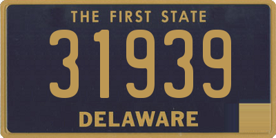 DE license plate 31939