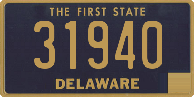 DE license plate 31940