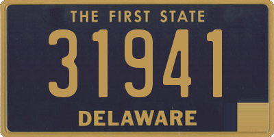 DE license plate 31941