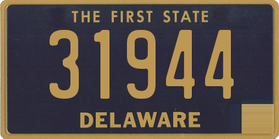 DE license plate 31944