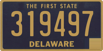 DE license plate 319497