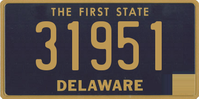 DE license plate 31951