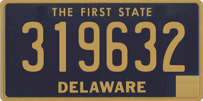 DE license plate 319632