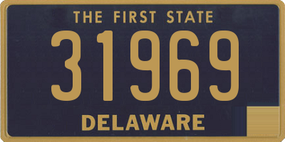 DE license plate 31969