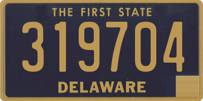 DE license plate 319704