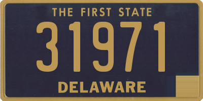 DE license plate 31971