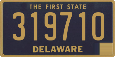 DE license plate 319710