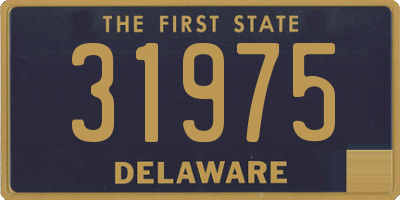 DE license plate 31975