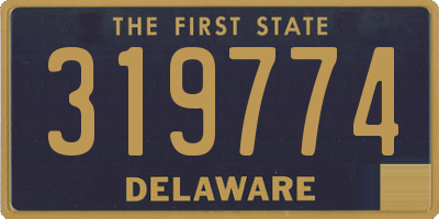 DE license plate 319774