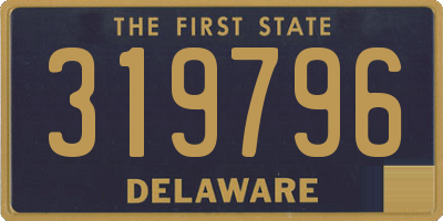 DE license plate 319796