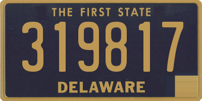 DE license plate 319817