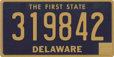 DE license plate 319842