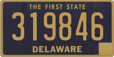 DE license plate 319846