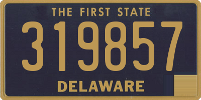 DE license plate 319857