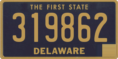 DE license plate 319862