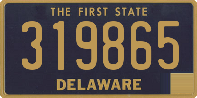 DE license plate 319865
