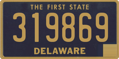 DE license plate 319869