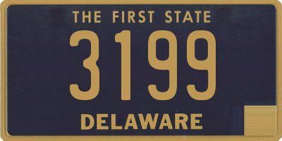 DE license plate 3199