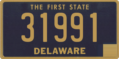 DE license plate 31991