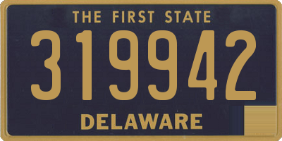 DE license plate 319942