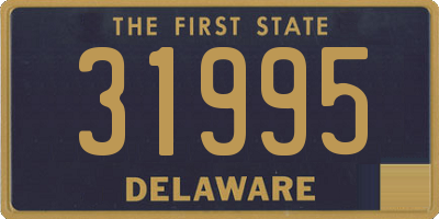 DE license plate 31995