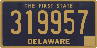 DE license plate 319957