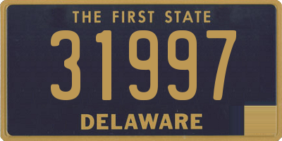 DE license plate 31997