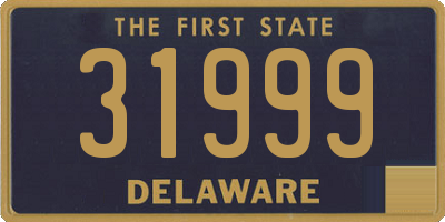 DE license plate 31999