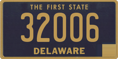 DE license plate 32006