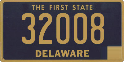 DE license plate 32008