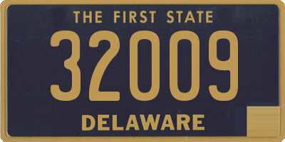 DE license plate 32009