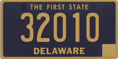 DE license plate 32010