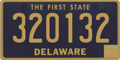 DE license plate 320132