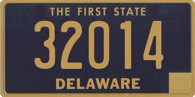 DE license plate 32014