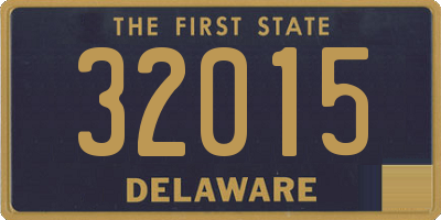 DE license plate 32015