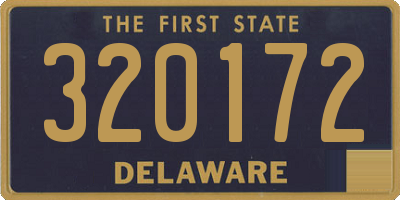 DE license plate 320172