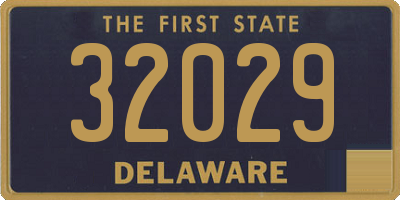 DE license plate 32029