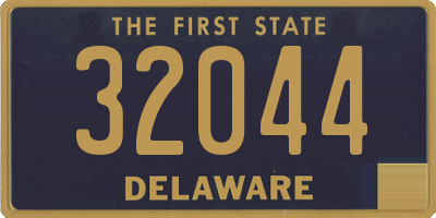 DE license plate 32044