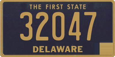 DE license plate 32047