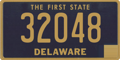 DE license plate 32048