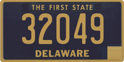 DE license plate 32049