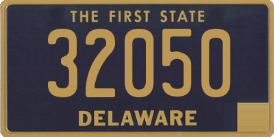 DE license plate 32050