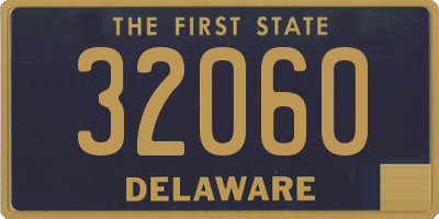 DE license plate 32060