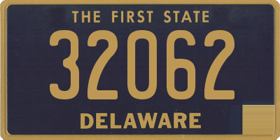 DE license plate 32062