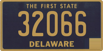 DE license plate 32066