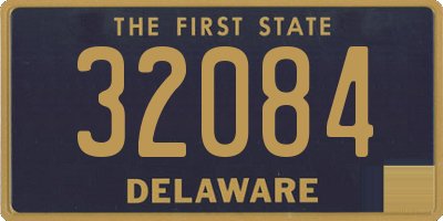 DE license plate 32084