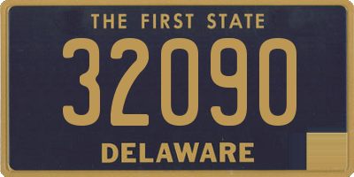 DE license plate 32090