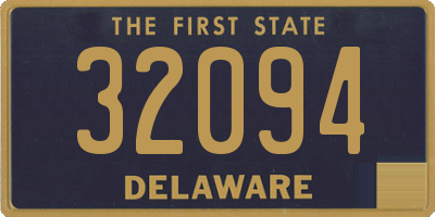 DE license plate 32094