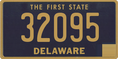 DE license plate 32095